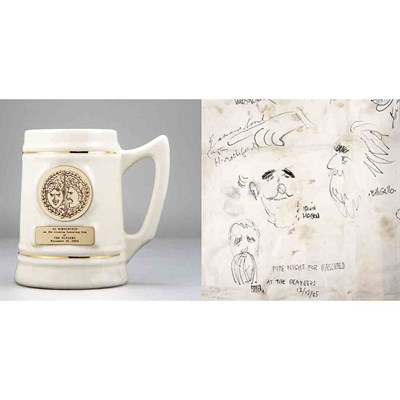 Lot 194 - [HIRSCHFELD, AL] THE PLAYERS CLUB. Signed...