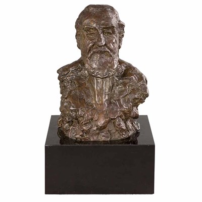 Lot 212 - Arbit Blatas Bust of Al Hirschfeld Signed...