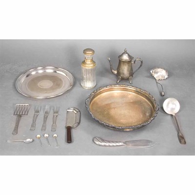 Lot 218 - Group of Silver Plated Dinner Party Table...