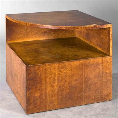 Lot 207 - Danish Modern Style Stained Wood Side Table...