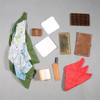 Lot 169 - Group of Handkerchiefs and Personal Effects...