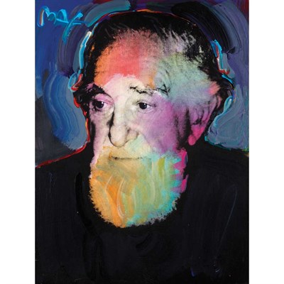 Lot 143 - Peter Max American, b. 1937 Portrait of Al...