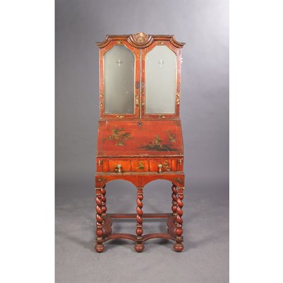Lot 391 - William and Mary Style Chinoiserie Decorated...