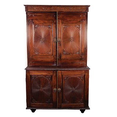 Lot 133 - Provincial Louis XVI Style Carved Mahogany...