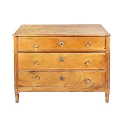 Lot 413 - Continental Provincial Fruitwood Chest of...