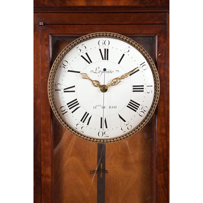 Lot 365 - Louis XVI Mahogany Regulateur a Parquet The 8...