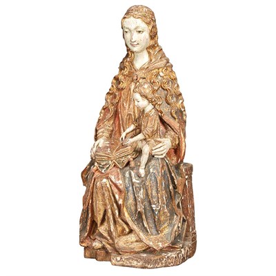 Lot 258 - Continental Polychrome Decorated and Parcel...