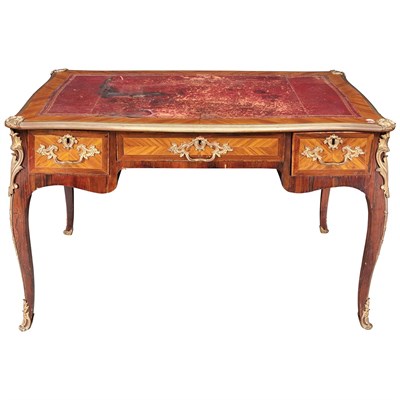 Lot 685 - Louis XV Style Gilt-Bronze Mounted Tulipwood...