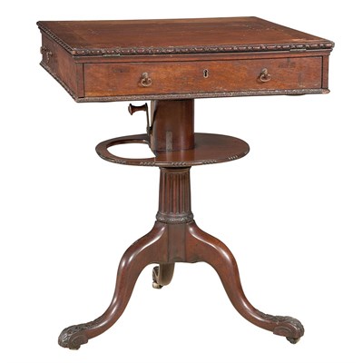 Lot 371 - George II Mahogany Reading/Writing Stand Mid...