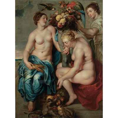 Lot 47 - Follower of Sir Peter Paul Rubens Ceres and...