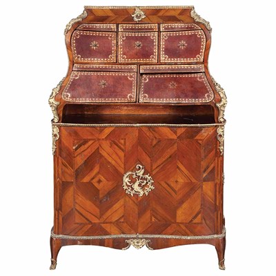 Lot 687 - Louis XV Style Gilt-Bronze Mounted Parquetry...