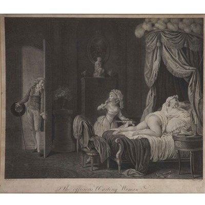 Lot 76 - After Challe THE OFFICIOUS WAITING WOMAN...