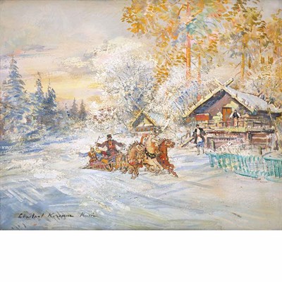 Lot 38 - Konstantin Alexeievitch Korovin Russian,...
