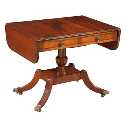 Lot 167 - Regency Style Mahogany Sofa Table Height 28...