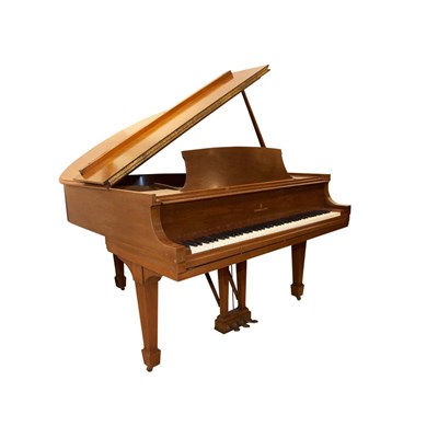 Lot 164 - Steinway & Sons Mahogany Baby Grand Piano...