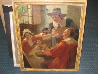 Lot 29 - Victor Schivert Romanian, 1863-1926 Merriment...