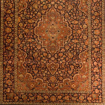 Lot 634 - Kashan Rug Central Persia, second quarter of...