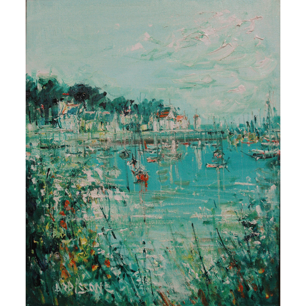 Lot 9 - Yolande Ardissone French. b. 1927 Agapanthes a...