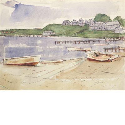 Lot 13 - Max Arthur Cohn American, 1903-1998 (i) Beach...