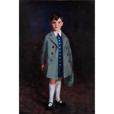 Lot 206 - Robert Henri American, 1865-1929 Portrait of...
