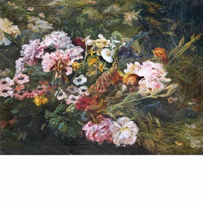 Lot 7 - Henri Arthur Bonnefoy French, 1839-1917 Garden...