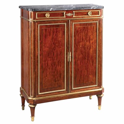 Lot 221 - Louis XVI Style Gilt-Bronze Mounted Mahogany...