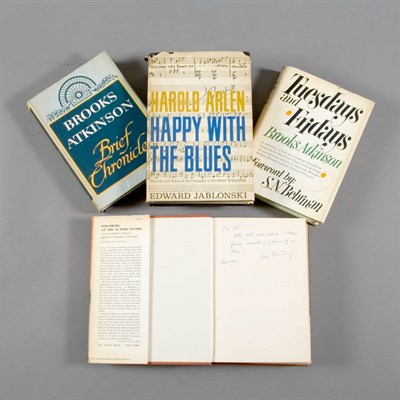 Lot 202 - [SIGNED BOOKS - THEATER] Group of...
