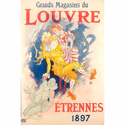 Lot 1033 - Jules Cheret GRAND MAGASINS DU LOUVRE (B. 674)...