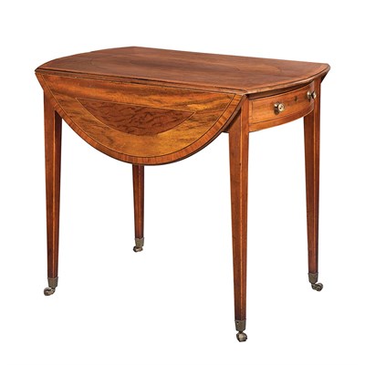 Lot 174 - George III Style Mahogany Pembroke Table 28...
