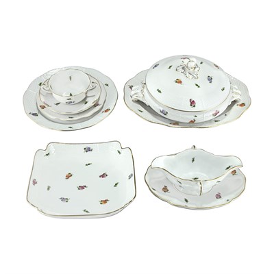Lot 418 - Assembled Herend Porcelain Dinner and Dessert...