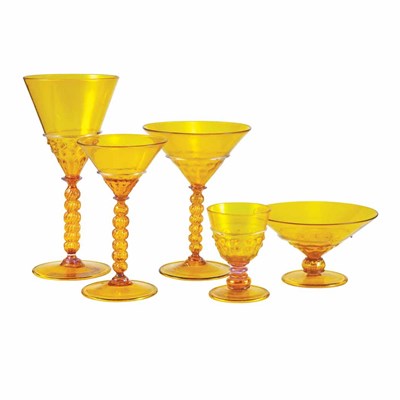 Lot 491 - Venetian Glass Stemware and Dessert Service...