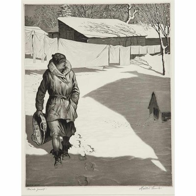 Lot 395 - Martin Lewis WHITE MONDAY (MCC. 98) Etching...