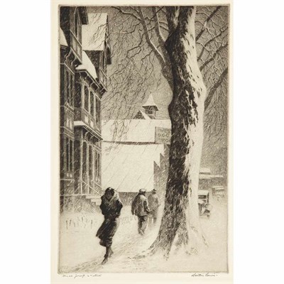 Lot 401 - Martin Lewis WINTER ON WHITE STREET (MCC. 110)...