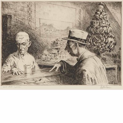 Lot 385 - Martin Lewis THE LUNCH COUNTER (MCC. 56)...