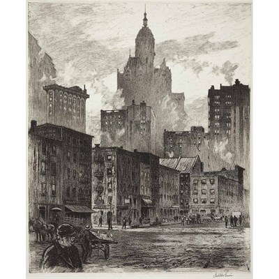Lot 375 - Martin Lewis FROM THE RIVER FRONT (MCC. 10)...