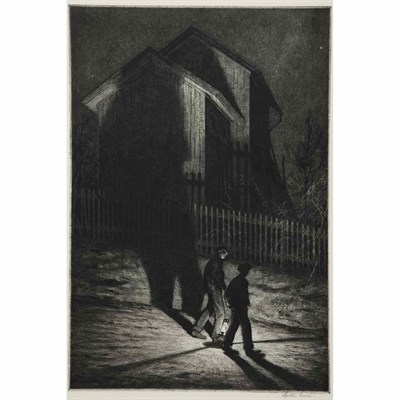 Lot 396 - Martin Lewis HA'NTED (MCC. 100) Drypoint and...