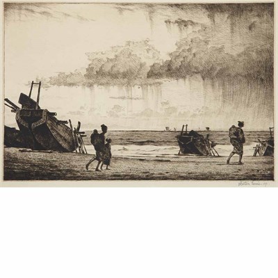 Lot 382 - Martin Lewis SHOWERS ON THE BAY (MCC. 46)...