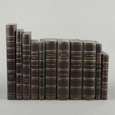 Lot 204 - DE LA MARE, WALTER Group of ten first editions,...