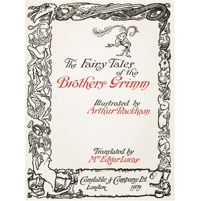 Lot 137 - [RACKHAM, ARTHUR] The Fairy Tales of the...