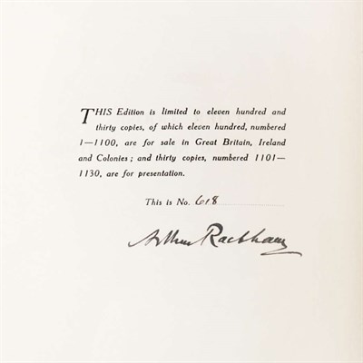 Lot 139 - [RACKHAM, ARTHUR] Mother Goose: The Old...