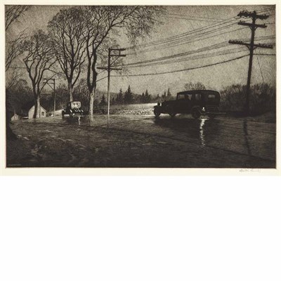 Lot 397 - Martin Lewis WET NIGHT, ROUTE 6 (MCC. 104)...