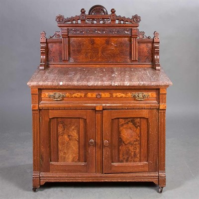Lot 337 - American Renaissance Revival Carved Walnut...