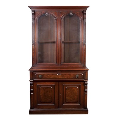 Lot 339 - American Renaissance Revival Mahogany and...