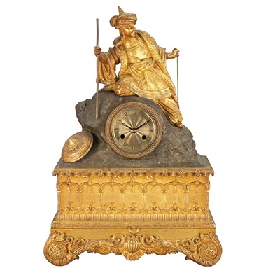 Lot 115 - Louis Philippe Gilt and Patinated-Bronze...