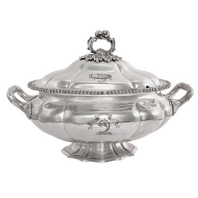 Lot 360 - Elkington & Co. Silver Plated Soup Tureen 19th...