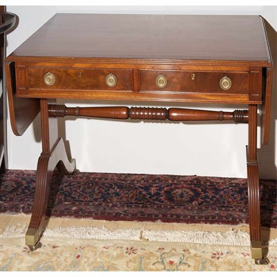 Lot 434 - Regency Style Mahogany Sofa Table Height 27...