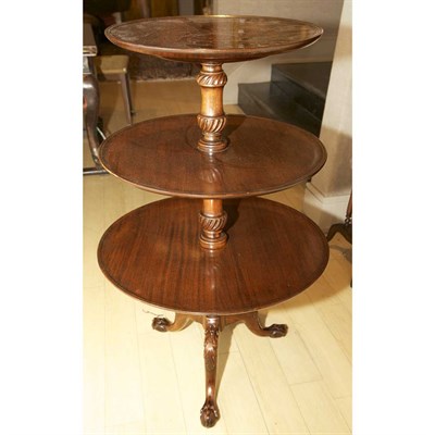 Lot 198 - George III Style Mahogany Dumbwaiter Height 40...