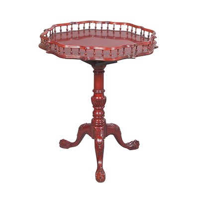 Lot 389 - Georgian Style Mahogany Tea Table Height 30...