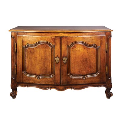 Lot 429 - Provincial Louis XV Walnut Buffet Height 35...