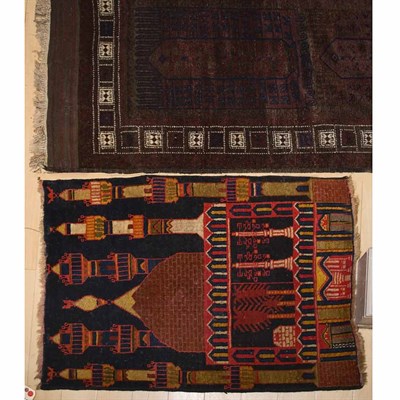Lot 429 - Two Turkoman Rugs Comprising a Belouch Rug and...